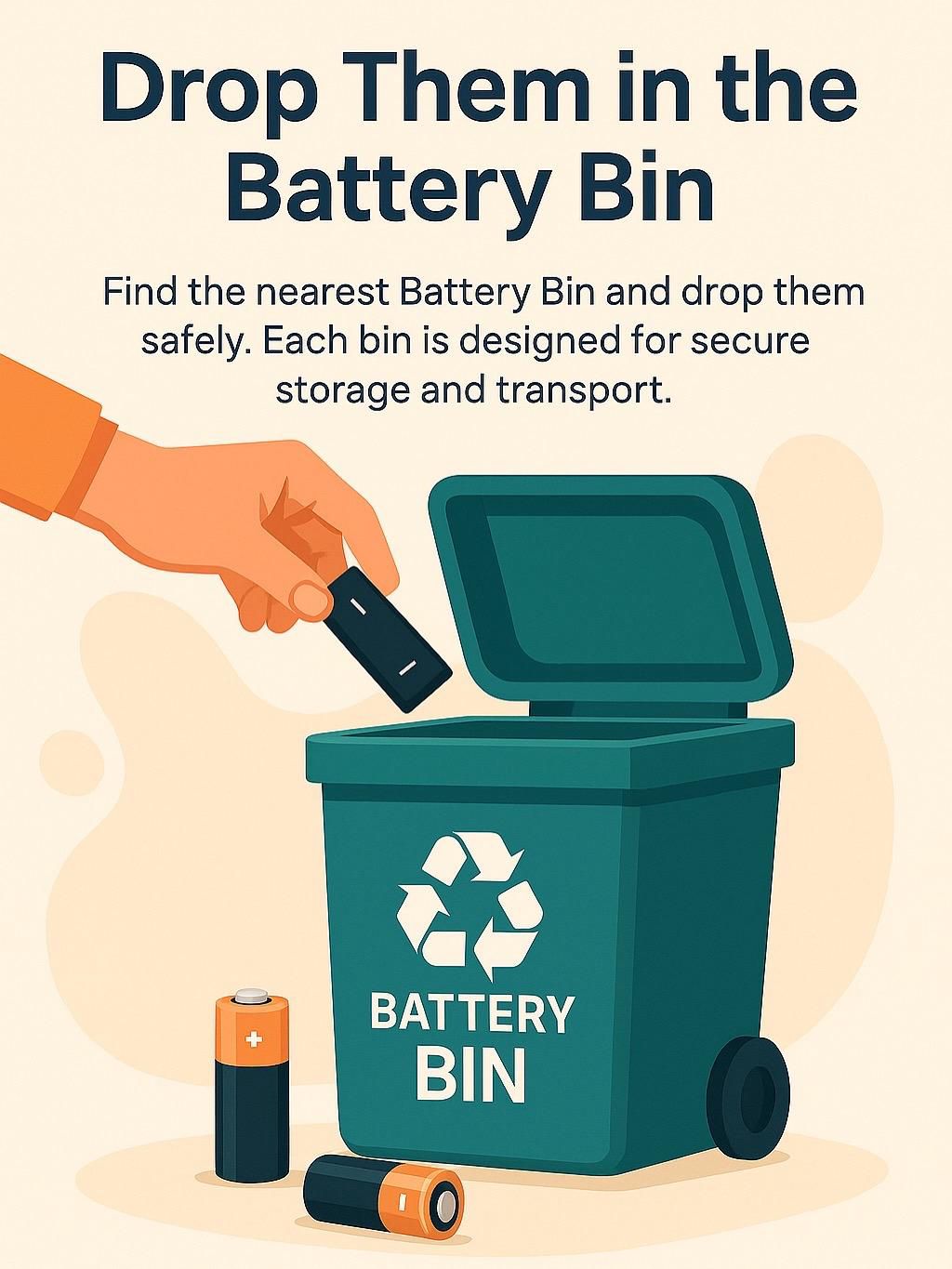 Drop Them in the Battery Bin